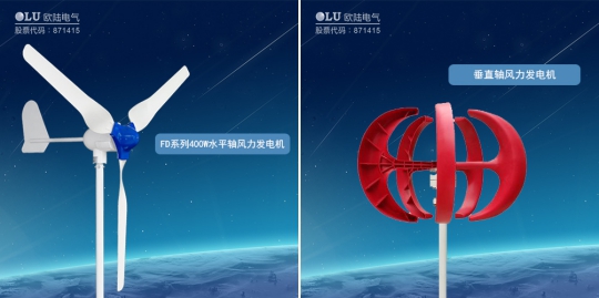 南京歐陸電氣水平軸風力發電機和垂直軸風力發電機.jpg
